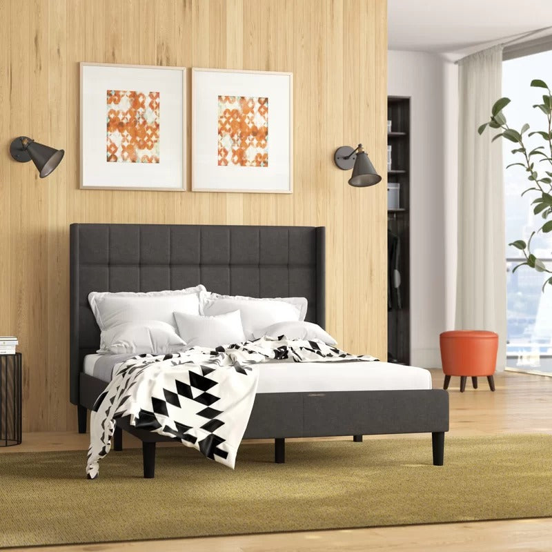 Modular Bed : Maria Upholstered Platform Bed