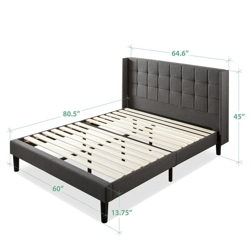 Modular Bed : Maria Upholstered Platform Bed