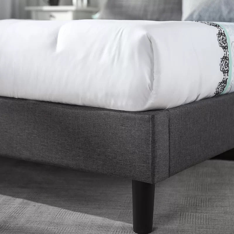 Modular Bed : Vani Tufted Upholstered Platform Bed