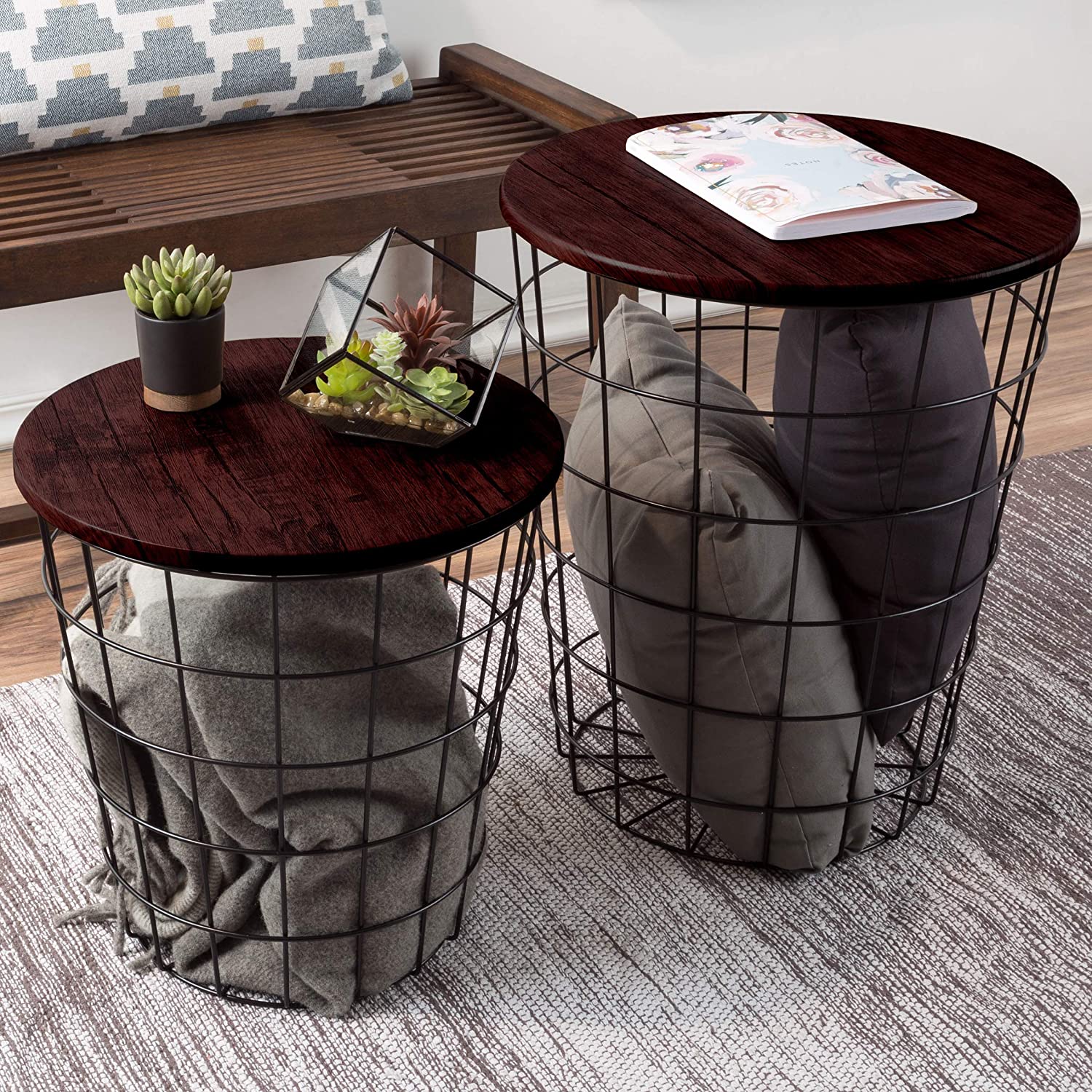 Nest Of Table: Nesting End Tables with Storage