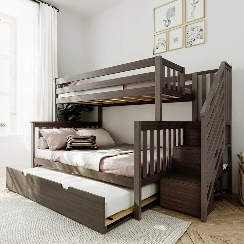Bunk Bed: Solid Wood Standard Bunk Bed