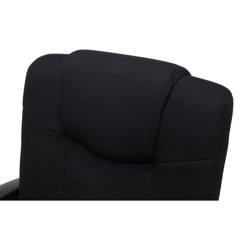 Office Chair : Black upholstered with elastic fabric Chair