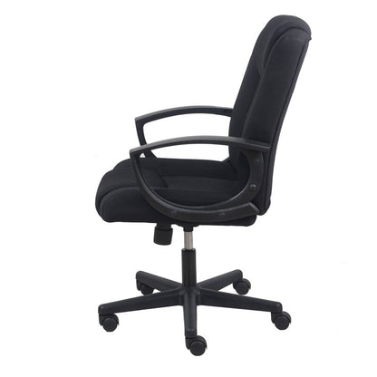 Office Chair : Black upholstered with elastic fabric Chair