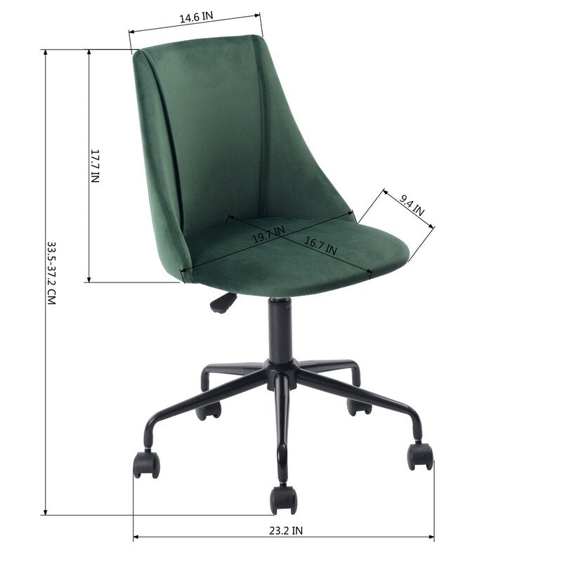 Office Chair : Modern Velvet Office Chair