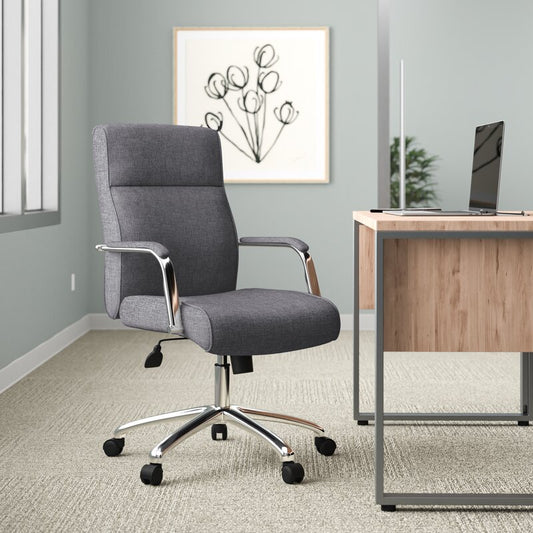 Office Chair: Steel Upholstered Office Chair