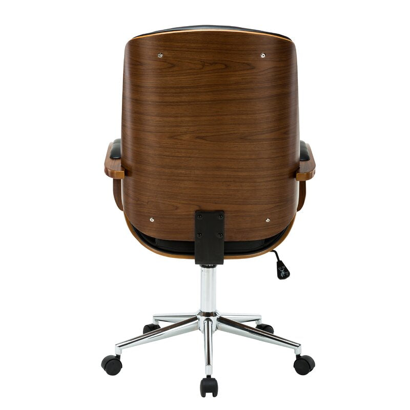 Office Chair : Upholstered 5 Caster Wheels Office Chair