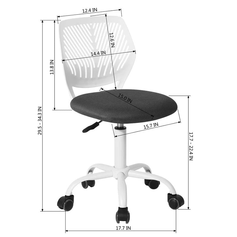 Office Chair: White Task Chair