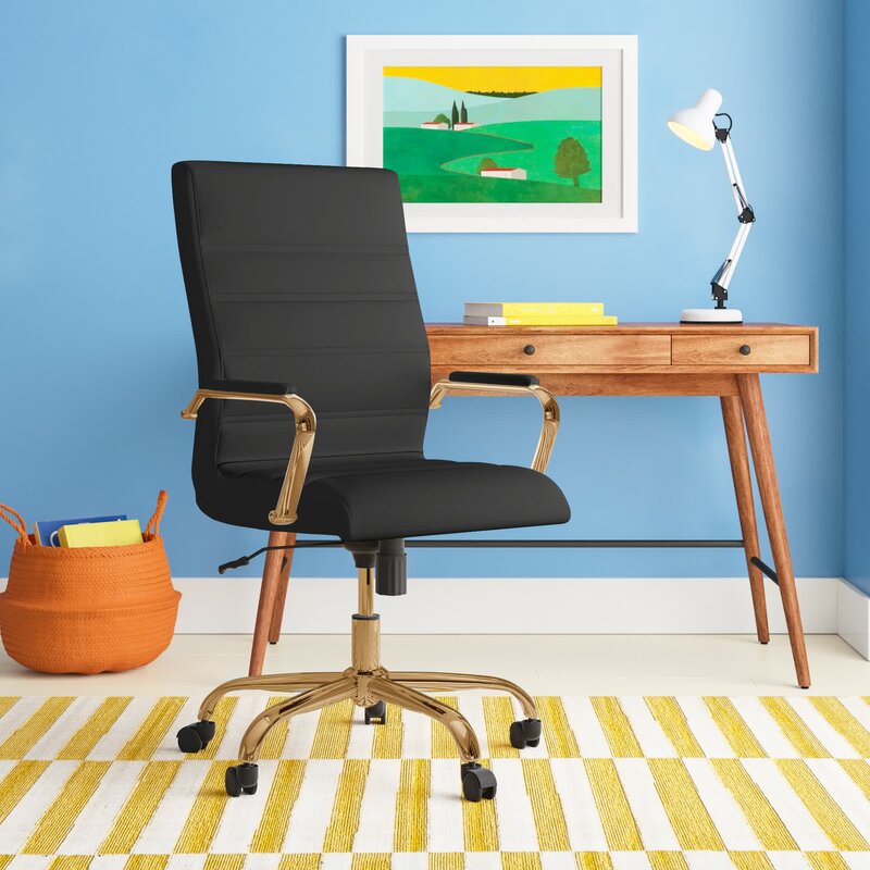 Office Chairs : High Back Chair with Wheels