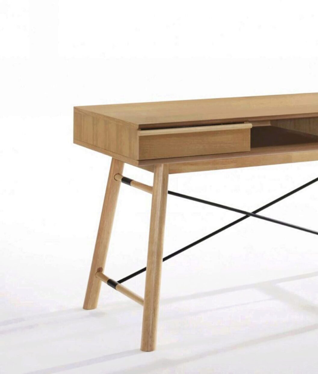 Office Desk: Modern Oak Desk