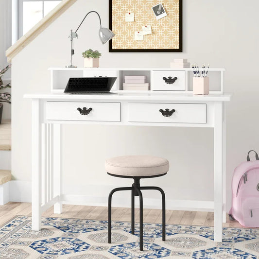 Office desk : Writing Desk with Hutch