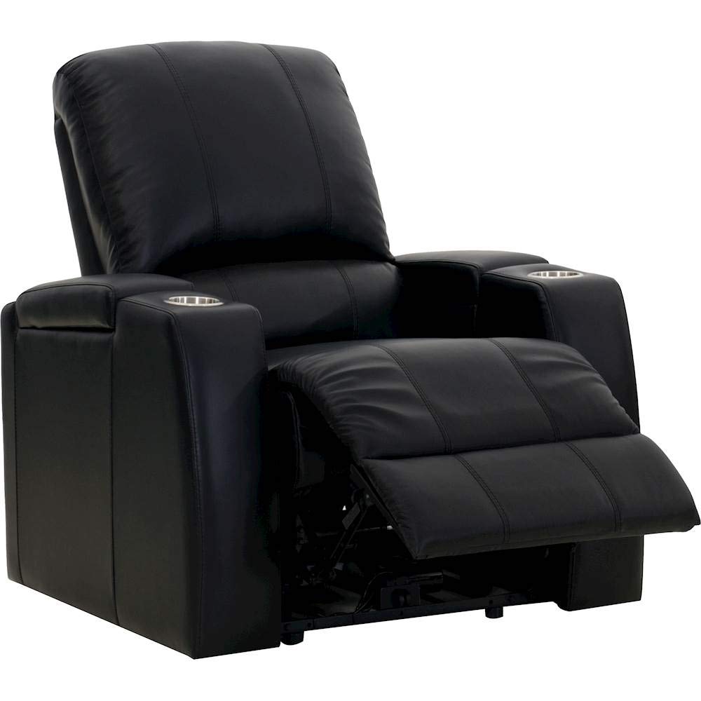 Recliners: Panther Single Seater Leatherette Recliner And Massage Chair(Black)