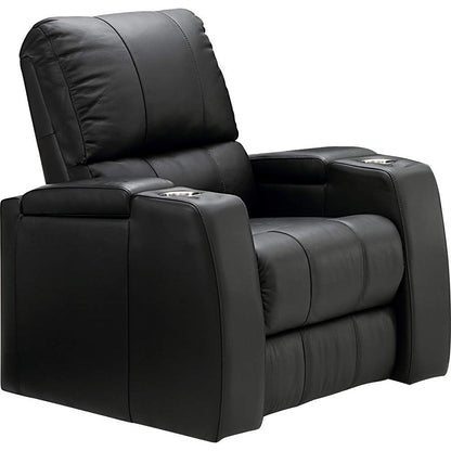 Recliners: Panther Single Seater Leatherette Recliner And Massage Chair(Black)
