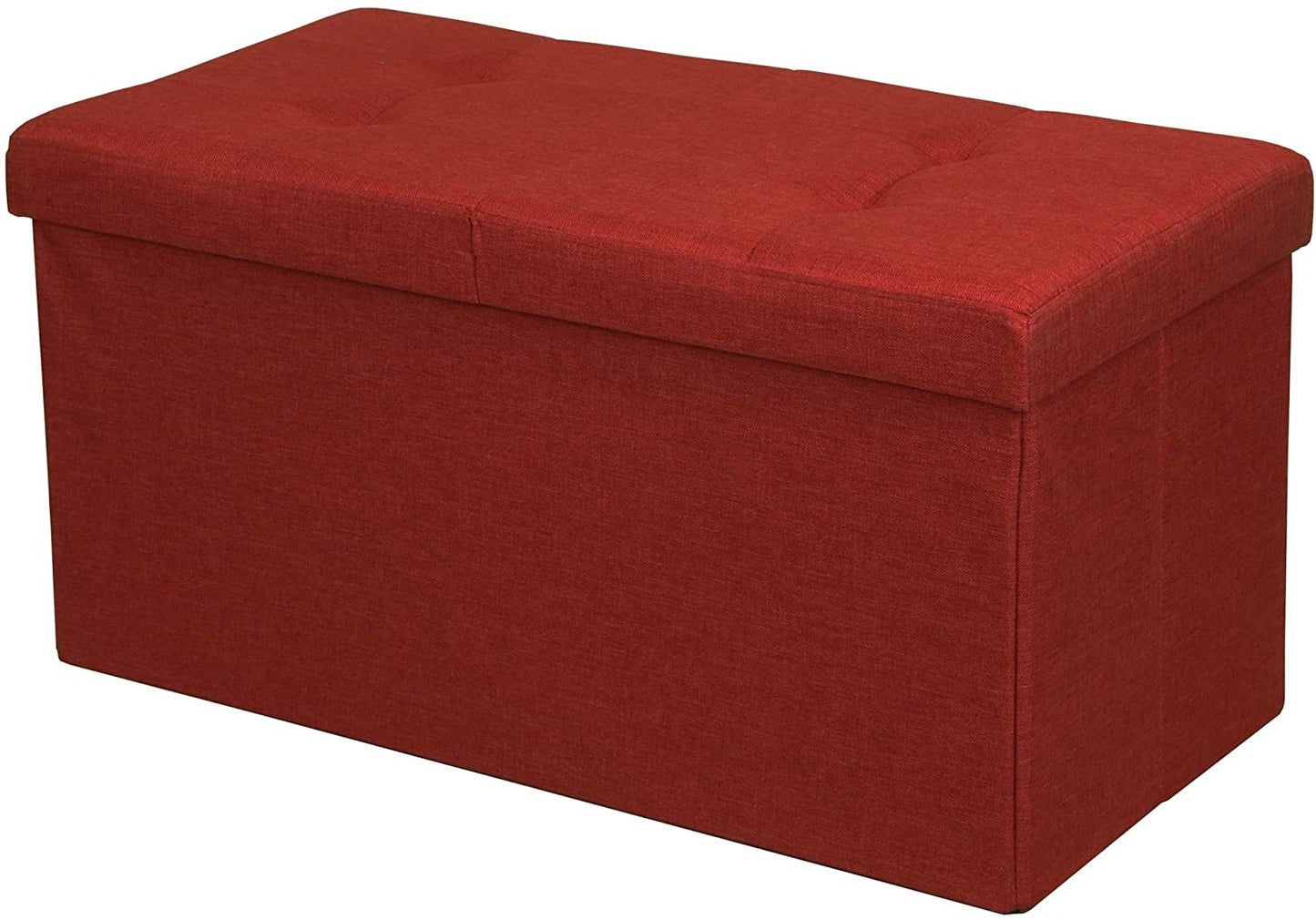 Ottomans : Folding Toy Box Chest with Ottomans Bench Foot Rest