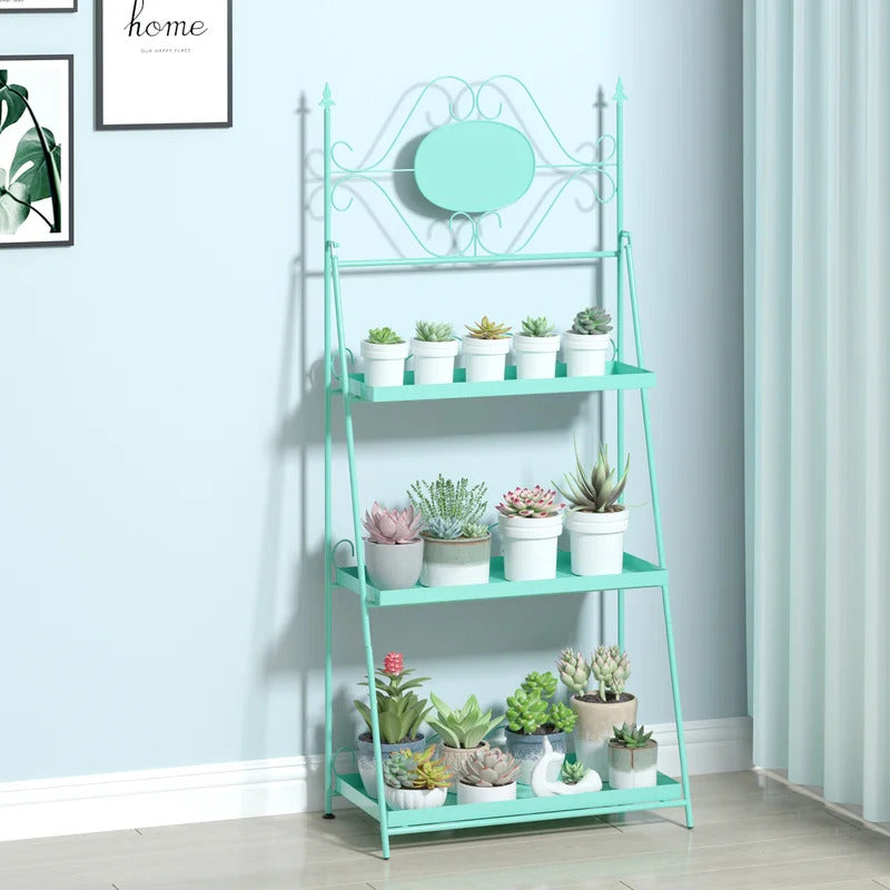 Plant Stand: 3 Tier Metal Rectangular Plant Stand