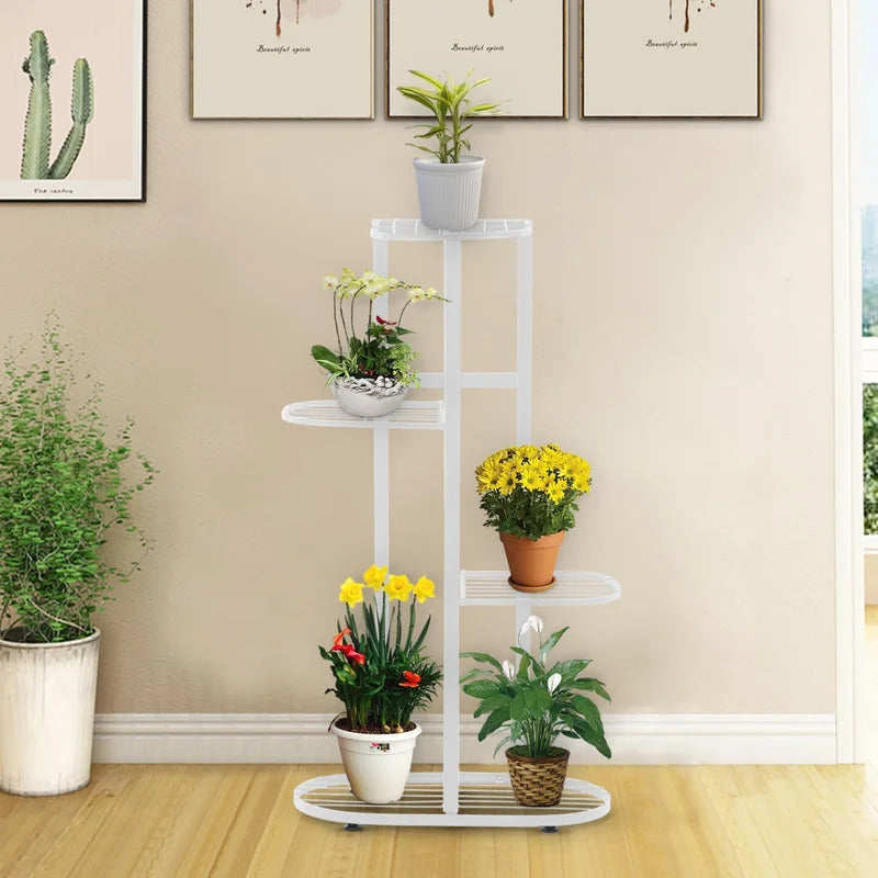 Plant Stand: 4 step-style tier Metal Plant Stand