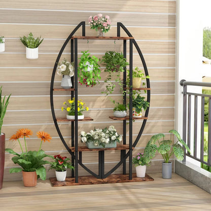 Plant Stand: Free Form Curved Design Plant Stand