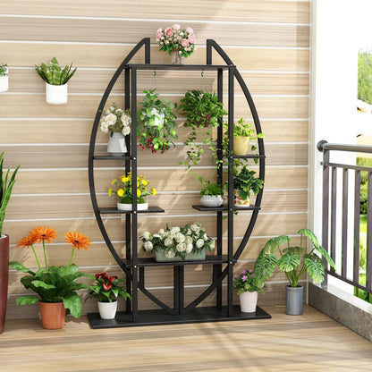 Plant Stand: Free Form Curved Design Plant Stand