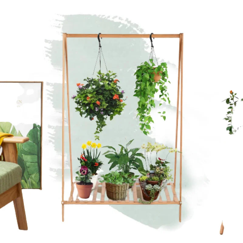 Plant Stand: Free Form Multi-Tiered Plant Stand