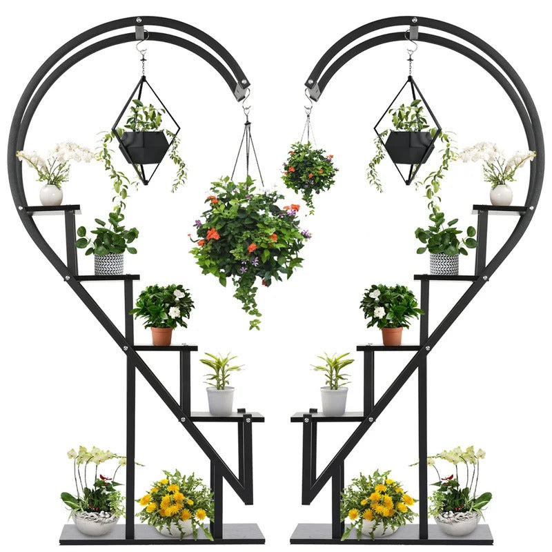 Plant Stand: Free Form Multi-Tiered Plant Stand