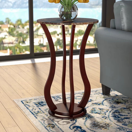 Plant Stand  Marble Top Plant Stand 