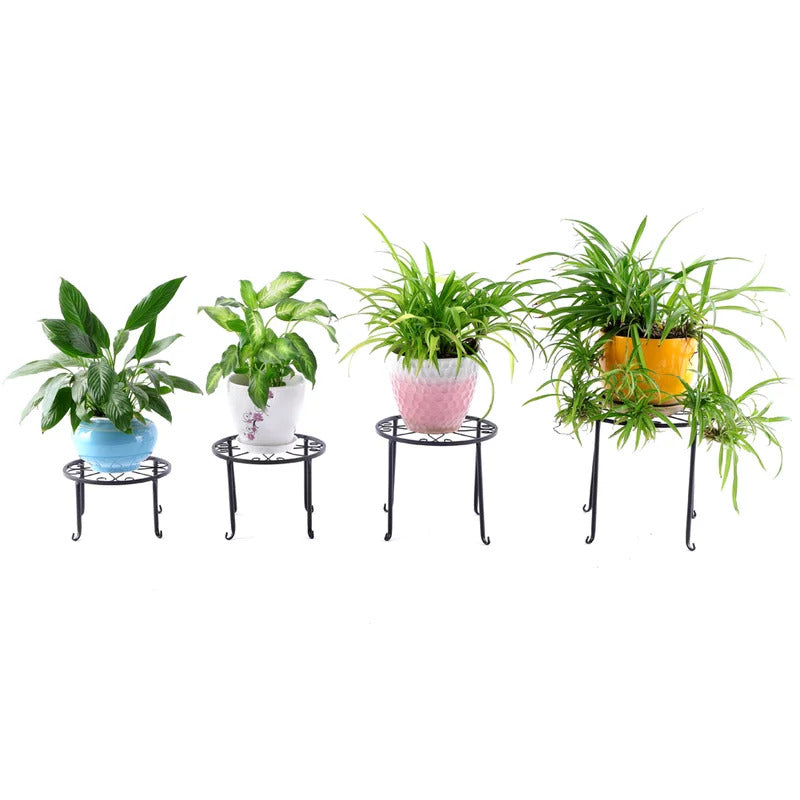 Plant Stand: Metal 4 Piece Plant Stand