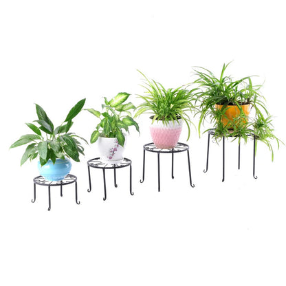 Plant Stand: Metal 4 Piece Plant Stand