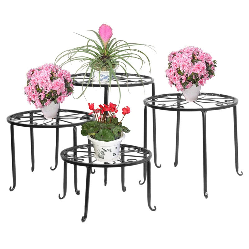 Plant Stand: Metal 4 Piece Plant Stand