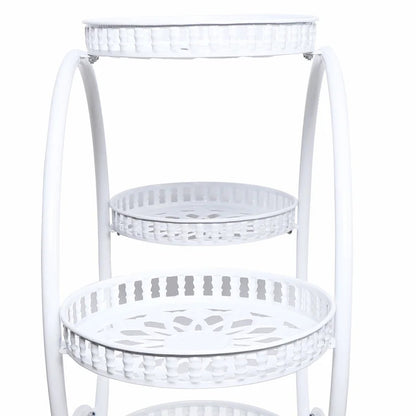 Plant Stand: Metal Plant Stand with wheels