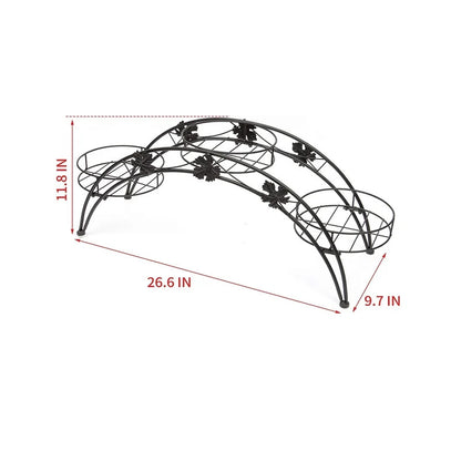 Plant Stand: Modern Round Multi-Tiered Plant Stand