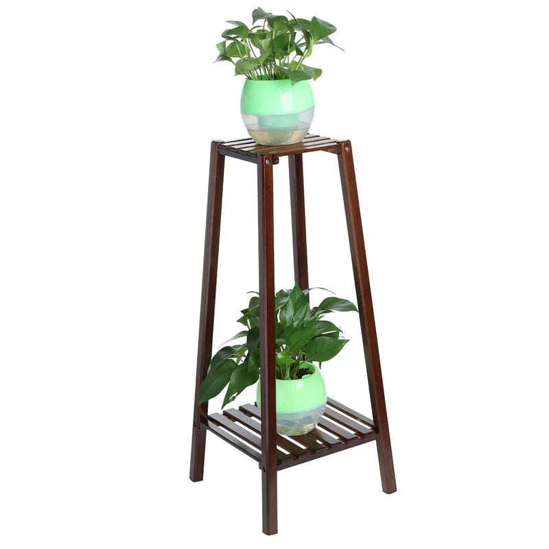 Plant Stand Multi-Tiered Bamboo Plant 