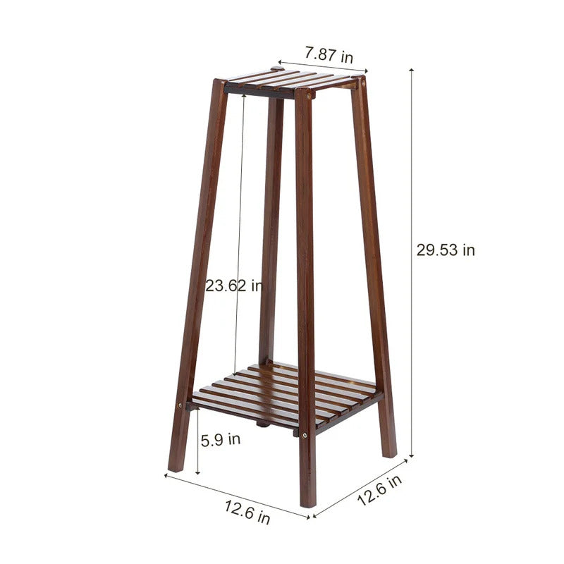Plant Stand Multi-Tiered Bamboo Plant 