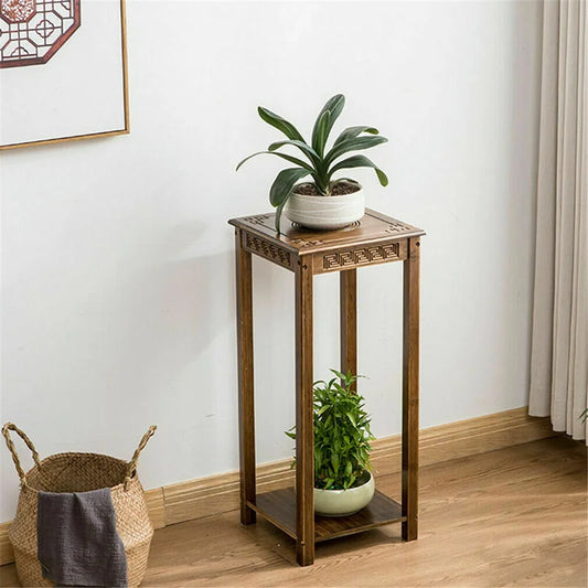 Plant Stand Multi-Tiered Bamboo Plant Stand