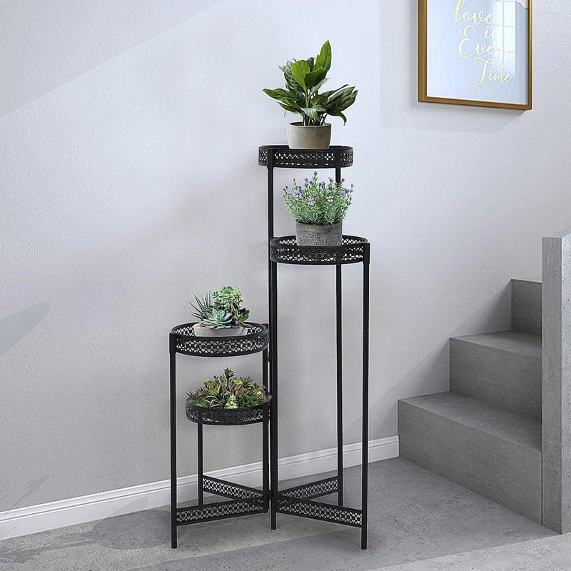 Plant Stand: Multi-Tiered Free Form Plant Stand