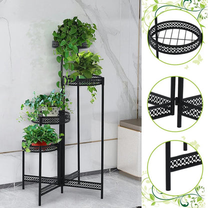 Plant Stand: Multi-Tiered Free Form Plant Stand