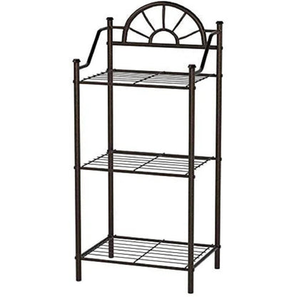 Plant Stand: Rectangular Metal Multi-Tiered Plant Stand