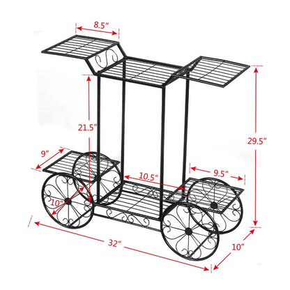 Plant Stand: Rectangular Multi-Tiered Plant Stand