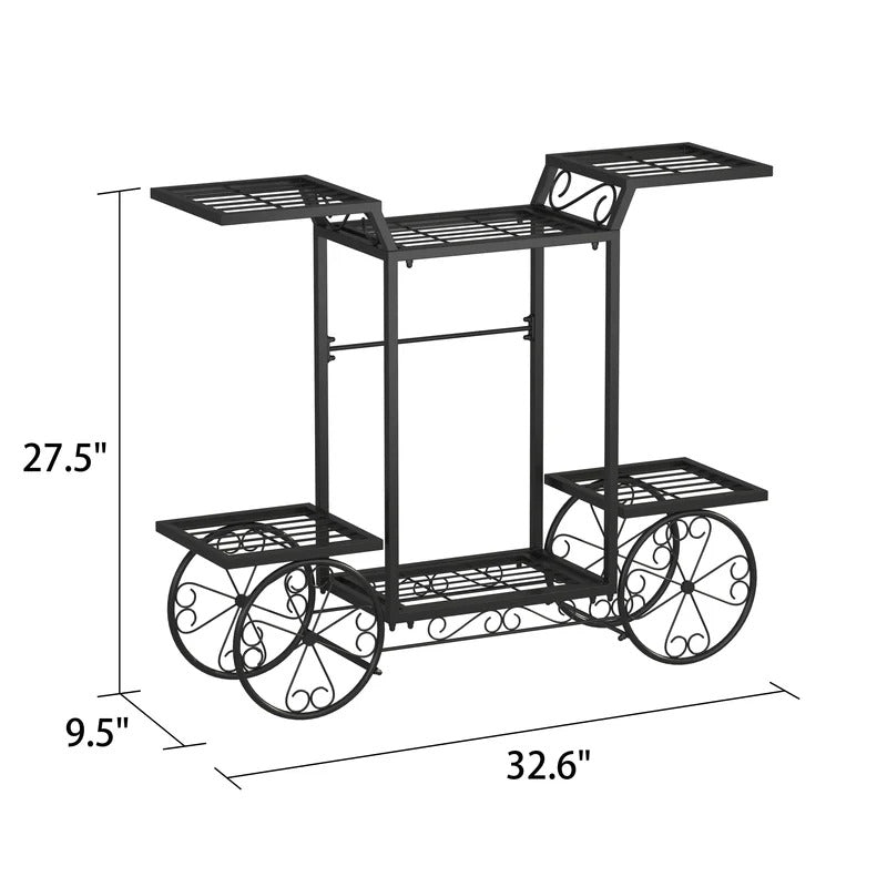 Plant Stand: Rectangular Multi-Tiered Plant Stand