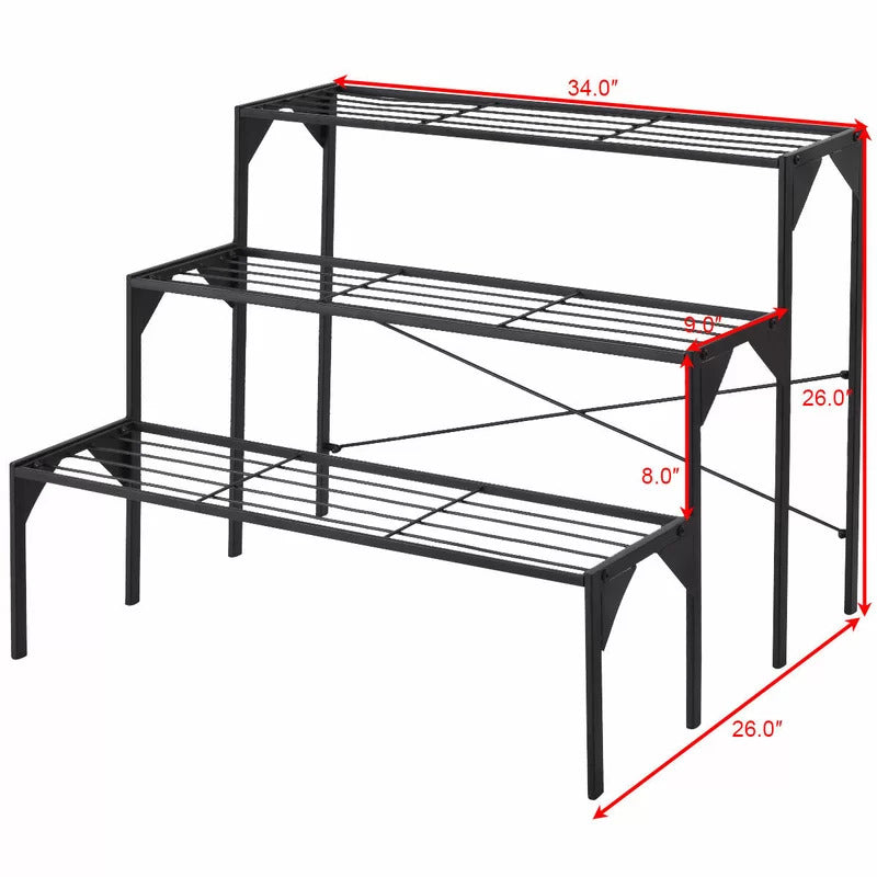 Plant Stand: Rectangular Multi-Tiered Plant Stand