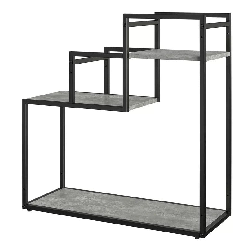 Plant Stand: Rectangular Multi-Tiered Plant Stand (Light Concrete)