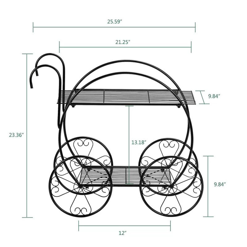 Plant Stand: Rectangular Multi-Tiered Plant Stand