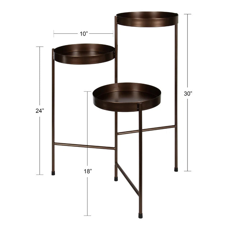 Plant Stand: Round Multi-Tiered Plant Stand