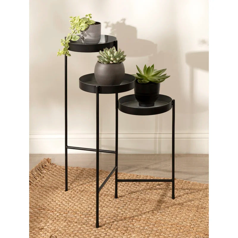 Plant Stand: Round Multi-Tiered Plant Stand