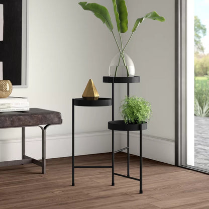 Plant Stand: Round Multi-Tiered Plant Stand