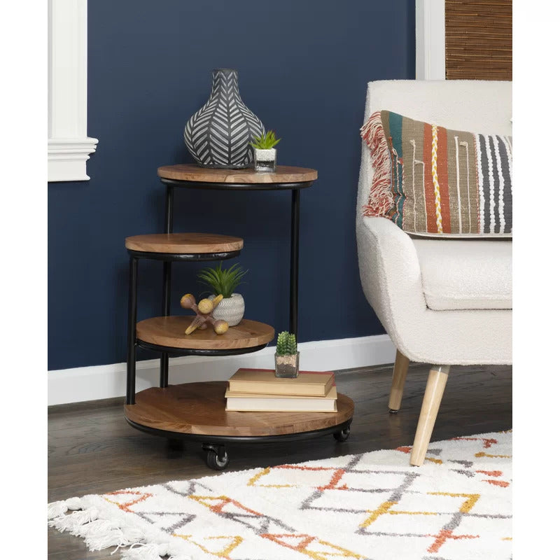 Plant Stand : Round Multi-Tiered Plant Stand