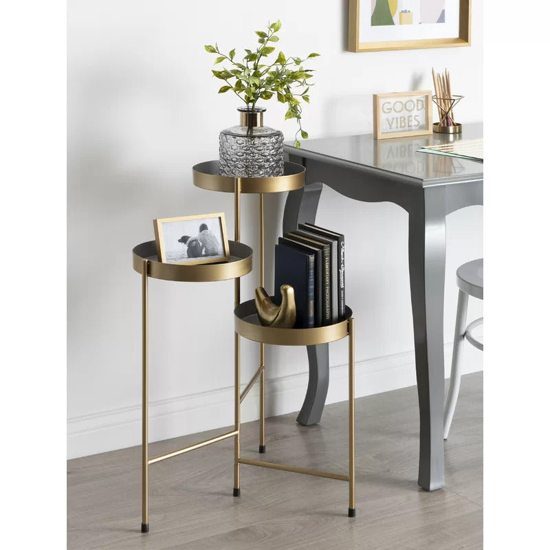 Plant Stand: Round Multi-Tiered Plant Stand