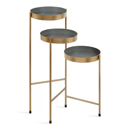 Plant Stand: Round Multi-Tiered Plant Stand