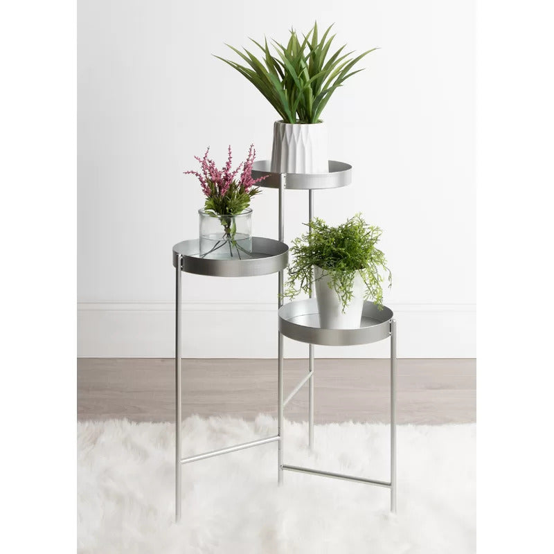 Plant Stand: Round Multi-Tiered Plant Stand