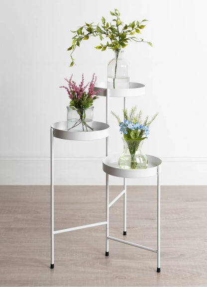 Plant Stand: Round Multi-Tiered Plant Stand