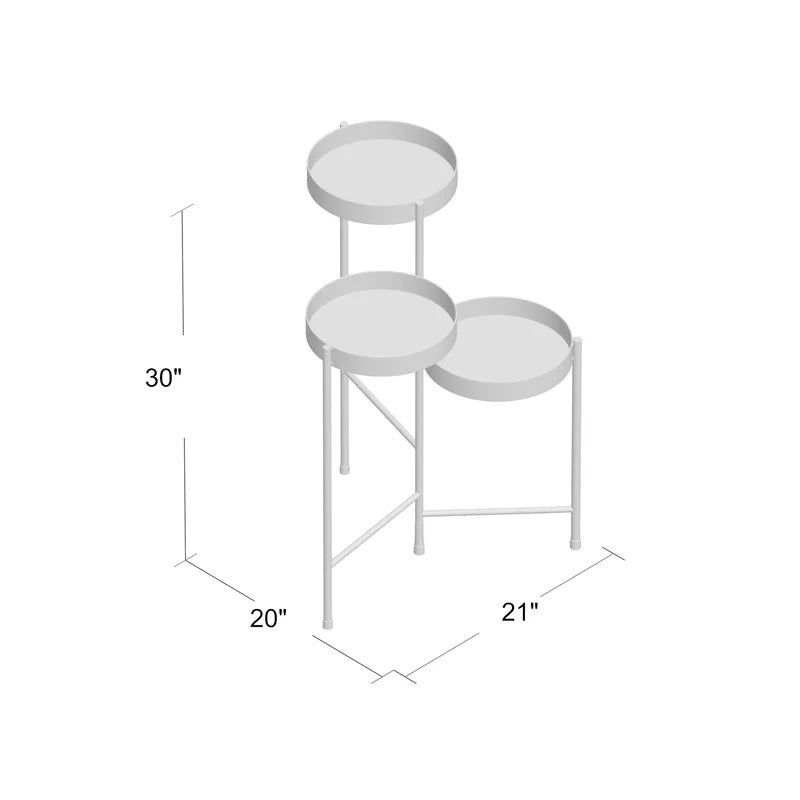 Plant Stand: Round Multi-Tiered Plant Stand