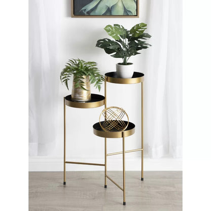 Plant Stand: Round Multi-Tiered Plant Stand